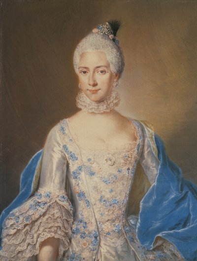 Portrait de Joanna Florentine Muhl, 1766 - Jacob Wessel